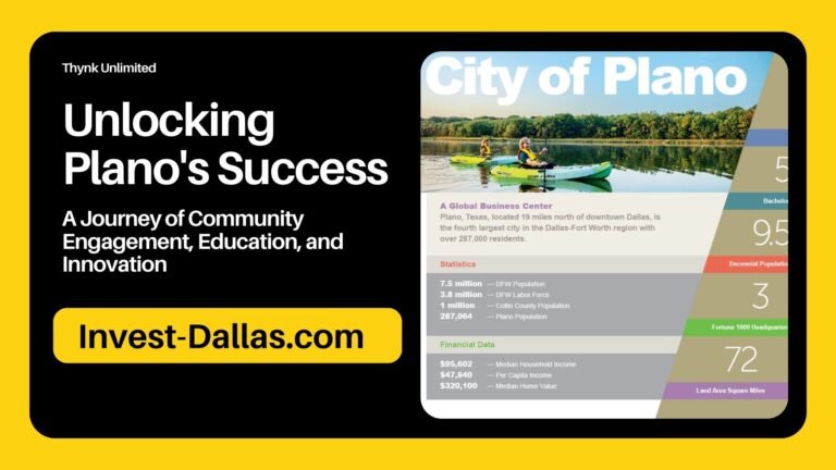 Unlocking Plano's Success: A Journey of Community Engagement, Education, and Innovation